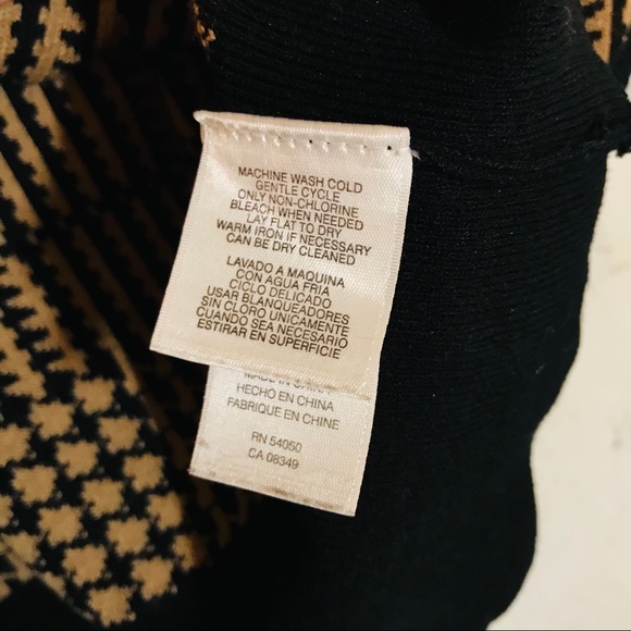 Jones New York Cardigan Sweater Houndstooth 1x - Picture 8 of 10
